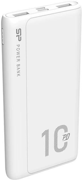 Powerbank Silicon Power QP15 10000 mAh White (SP10KMAPBKQP150W) - obraz 2