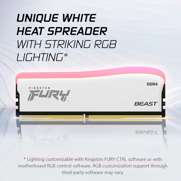 Оперативная память Kingston Fury DDR4-3200 8192MB PC4-25600 Beast