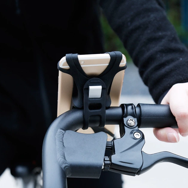 Тримач велосипедний BASEUS Miracle bicycle vehicle mounts від 4 до 6 дюймів чорний - зображення 5