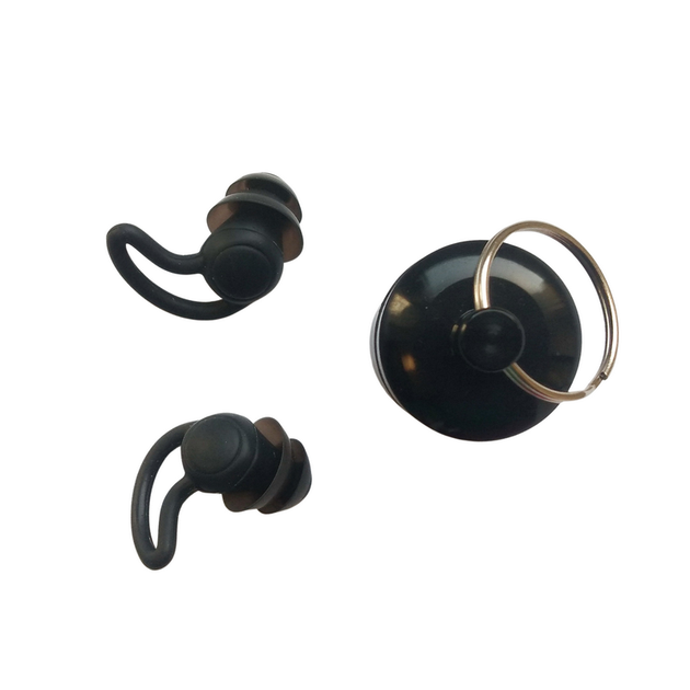 Пассивные тактические беруши SILENTA Tactical ProPlugs для стрельбы в футляре 2 гребня SNR 33dB Black (A-12307) - изображение 5