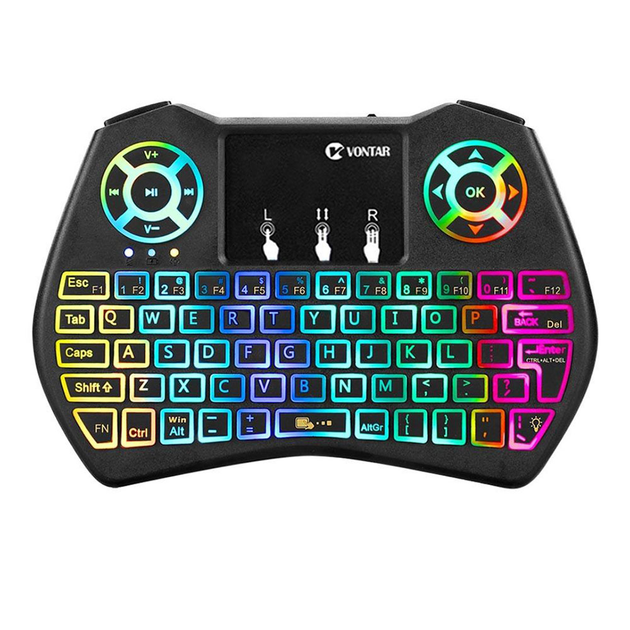 Беспроводная клавиатура с умным тачпадом KEYBOARD wireless i9 С ...