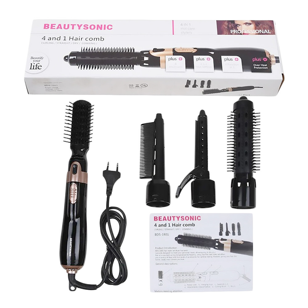 Фен щетка для укладки волос BeautySonic 4в1 BDS-1801 - изображение 7