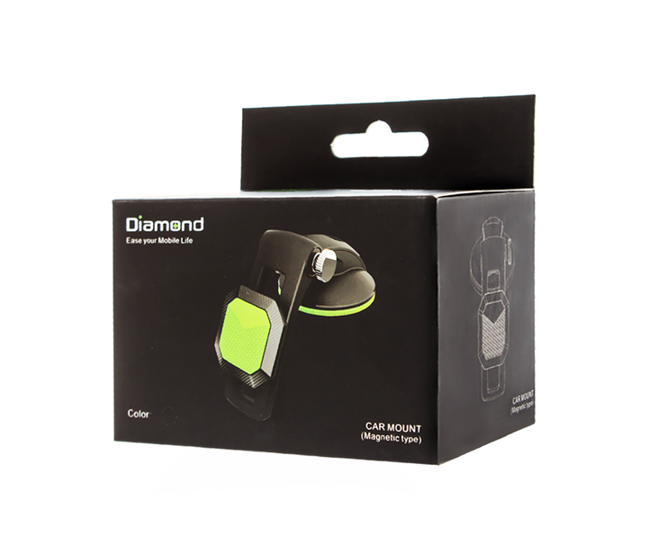Магнітний автомобільний тримач Diamond Magnetic Car Mount Q007 для смартфону на панель або лобове скло Чорний - Фото 9 Магнітний автомобільний тримач Diamond Magnetic Car Mount Q007 для смартфону на панель або лобове скло Чорний - зображення 9