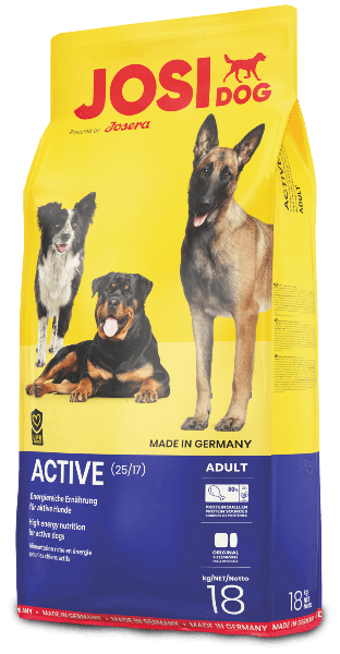 Сухий корм для активних собак JosiDog Active 18 кг - Фото 1 Сухий корм для активних собак JosiDog Active 18 кг - зображення 1