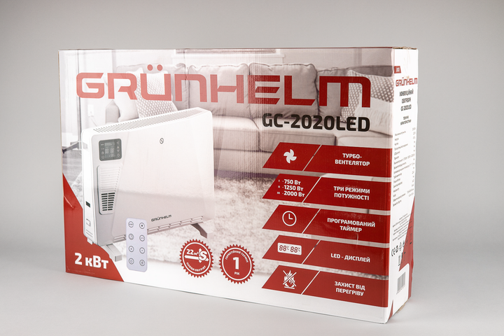 Конвектор GC-2020LED Grunhelm, программируемый - Фото 7 Конвектор GC-2020LED Grunhelm, программируемый - изображение 7