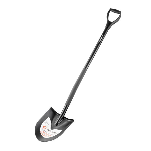 Лопата штыковая, металлическая ручка, 198х288х1200 мм INTERTOOL FT-2011 ...