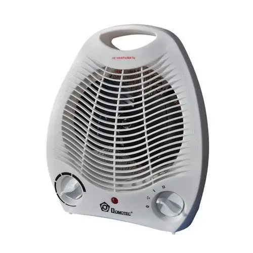 Тепловентилятор дуйка электрический Domotec 5901S три режима, плавная регулировка температуры, защита от перегрева 2000 Вт - изображение 10