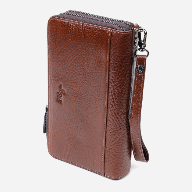 Сумка-клатч мужская кожаная Karya leather-20854 Коричневая – в интернет ...