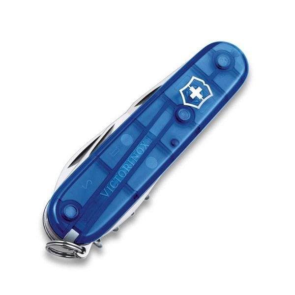 Складной швейцарский нож Victorinox Vx13603.T2 Spartan 12 функций 91 мм синий-полупрозрачный - изображение 6