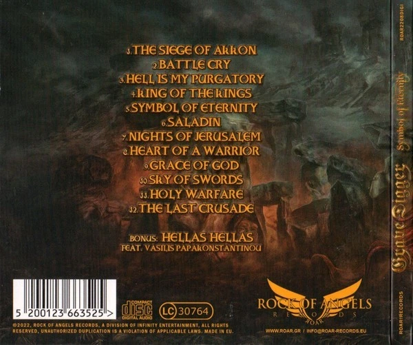 GRAVE DIGGER – Symbol Of Eternity (CD, Digipack, EU) - изображение 2