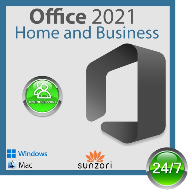 Microsoft Office 2021 для Будинку та Бізнесу, Home and Business. Для 1 ПК з Windows 11, Windows 10 або МАС (ESD - електронна ліцензія, всі мови) (T5D-03484) - зображення 1