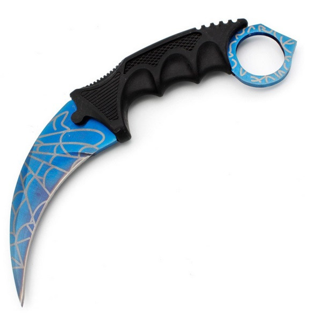 Нож керамбит CS GO, синий - изображение 1