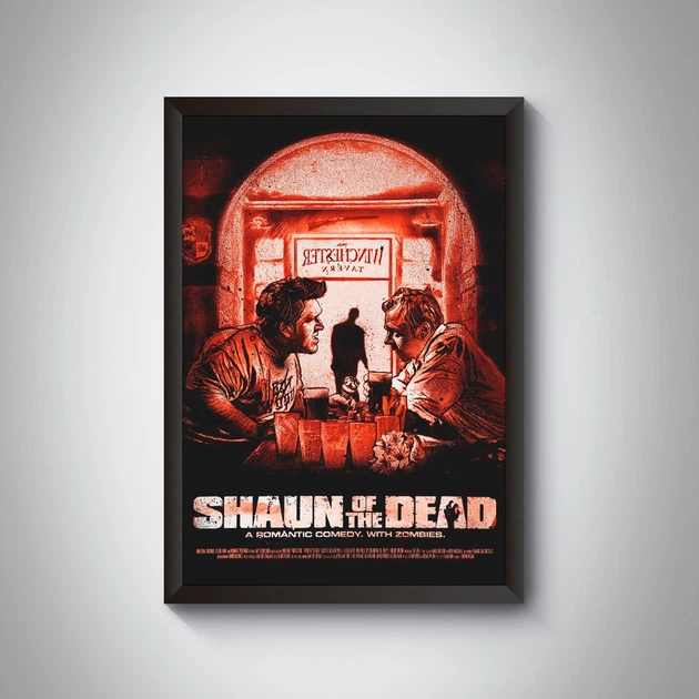 Постери трилогії «Cornetto» Едгара Райта: Shaun of the Dead, Hot Fuzz, The World's End / Триптих - Фото 6 Постери трилогії «Cornetto» Едгара Райта: Shaun of the Dead, Hot Fuzz, The World's End / Триптих - зображення 6