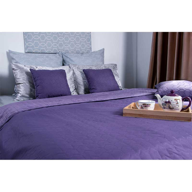 Покрывало Руно “Velour” полуторное 150x220 см стеганое микрофибра/велюр ...