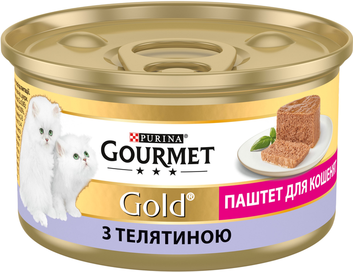Упаковка влажного корма для котят Purina Gourmet Gold Паштет с ...