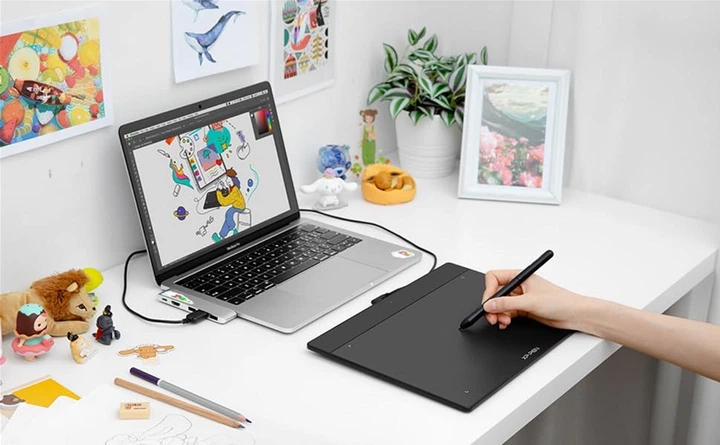 Графический планшет XP-Pen Deco Fun XS Black (Deco Fun XS_BK