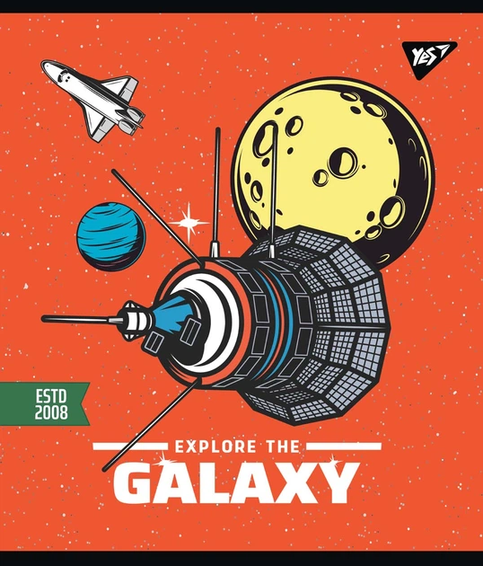 Набір зошитів для записів Yes Galaxy Exploring А5 12 аркушів Лінія 10 шт (765165) - зображення 5