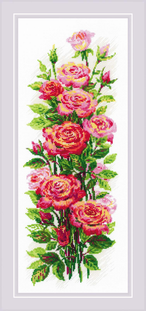 Набор для вышивания Риолис 100-049 Чайные розы, 30*40 см