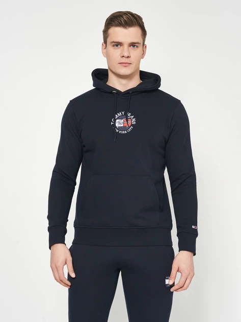 Худи мужское Tommy Hilfiger 10949.1 S Темно-синее - Фото 1 Худи мужское Tommy Hilfiger 10949.1 S Темно-синее - изображение 1