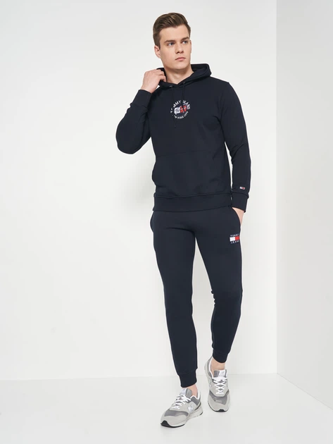 Худи мужское Tommy Hilfiger 10949.1 S Темно-синее - Фото 3 Худи мужское Tommy Hilfiger 10949.1 S Темно-синее - изображение 3