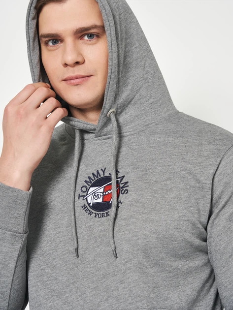 Худи мужское Tommy Hilfiger 10949.2 S Серое - изображение 4