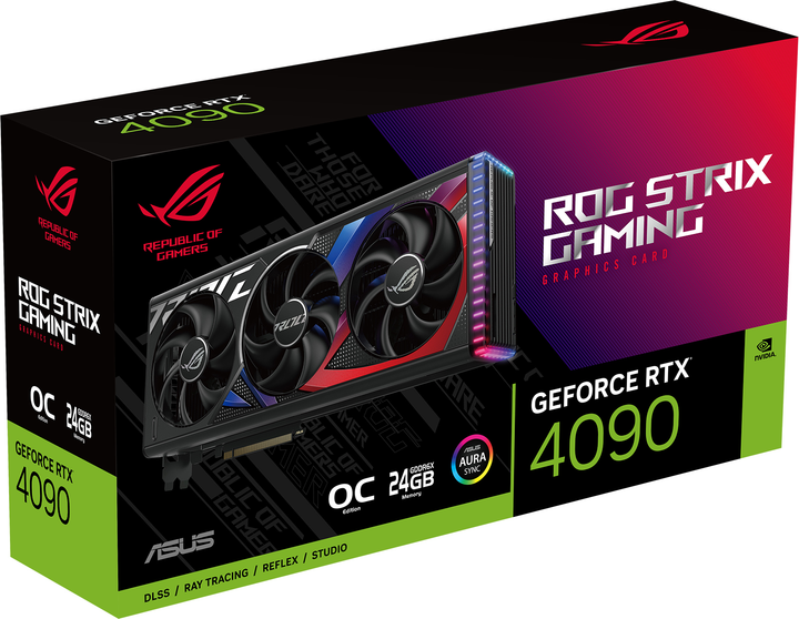 Видеокарта ASUS PCI-Ex GeForce RTX 4090 ROG Strix OC Edition 24GB GDDR6X (384bit) (2640/21000) (2 x HDMI, 3 x DisplayPort) (ROG-STRIX-RTX4090-O24G-GAMING) - изображение 13