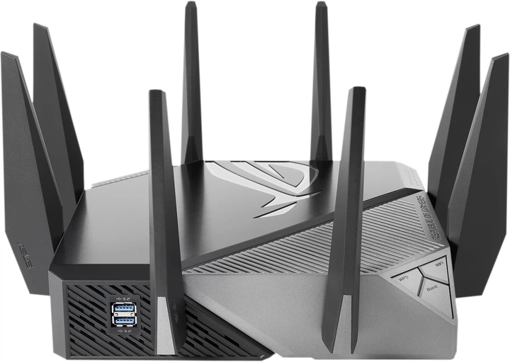 Маршрутизатор Asus ROG Rapture GT-AXE11000 WiFi6E / AX11000 / 2.5 Гбит/сек / USB 3G/4G - Фото 7 Маршрутизатор Asus ROG Rapture GT-AXE11000 WiFi6E / AX11000 / 2.5 Гбит/сек / USB 3G/4G - изображение 7