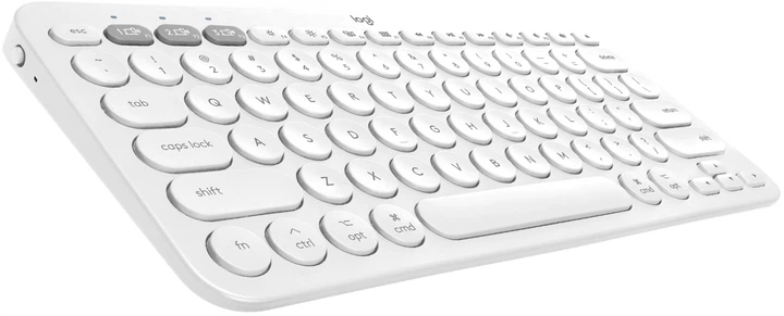 Клавіатура бездротова Logitech K380 for Mac Multi-Device Bluetooth Keyboard Offwhite UA (920-010407) - Фото 1 Клавіатура бездротова Logitech K380 for Mac Multi-Device Bluetooth Keyboard Offwhite UA (920-010407) - зображення 1