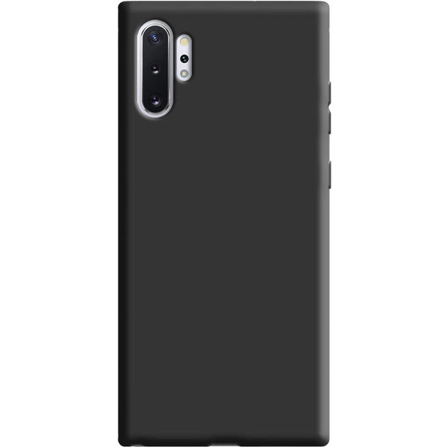 Чехол силиконовый Samsung N975 Galaxy Note 10 Plus Черный (38699) - Фото 1 Чехол силиконовый Samsung N975 Galaxy Note 10 Plus Черный (38699) - изображение 1