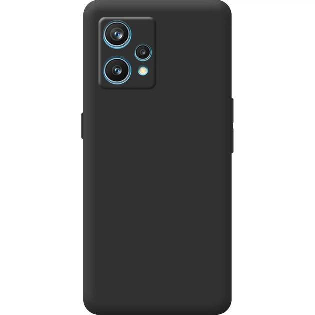 Силиконовый чехол Realme 9 Pro Plus Черный (44737) - Фото 1 Силиконовый чехол Realme 9 Pro Plus Черный (44737) - изображение 1