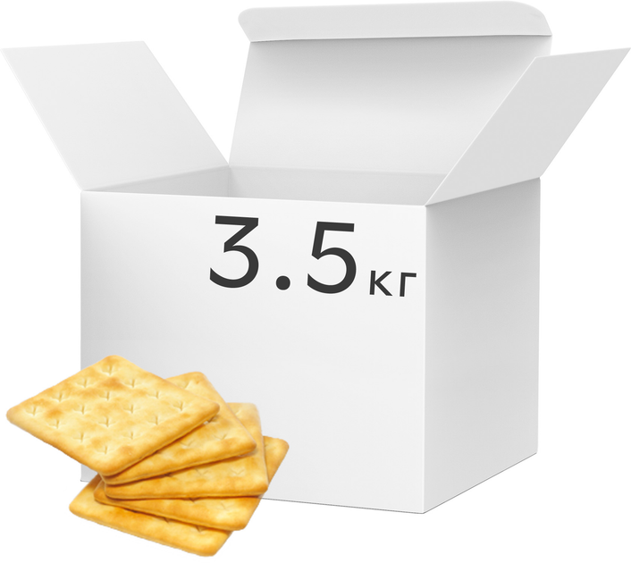 Печенье Грона Крем-крекер 3.5 кг (4820156631028) – ROZETKA. Купить ...