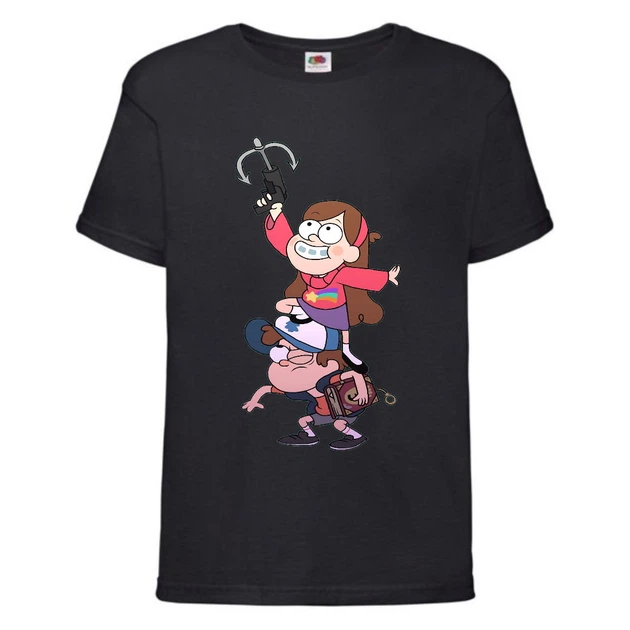Футболка дитяча Гравити Фолз Мэйб і Діппер 4 (Gravity Falls Mayb and Dipper 4) чорна (GF blc-7) 140 см - Фото 1 Футболка дитяча Гравити Фолз Мэйб і Діппер 4 (Gravity Falls Mayb and Dipper 4) чорна (GF blc-7) 140 см - зображення 1