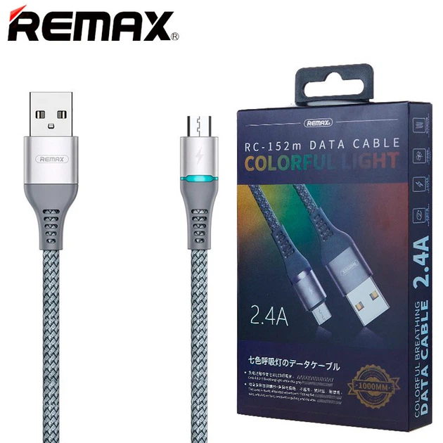 Кабель Remax RC-152m USB - MicroUSB Сталевий – фото, відгуки ...