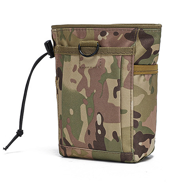 Сумка тактична на пояс AOKALI Outdoor B22 (Camouflage CP) невелика камуфляжна на затяжках taktical - зображення 2