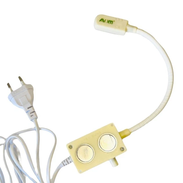 Светильник - лампа AOM для швейных машин AOM-10D (1W) 10 диодов, (220V) LED на магните, с регулятором (6397) - изображение 2