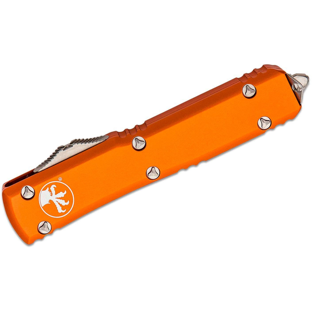 Нож Microtech Ultratech Drop Point Stonewash Orange (121-10OR) - зображення 2