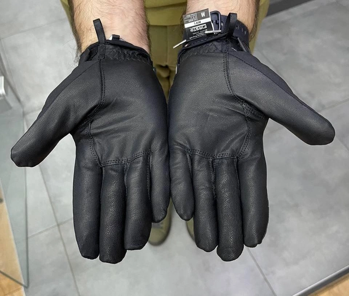 Перчатки тактические First Tactical, Черные, размер L, стрейч, мужские, сенсор, защита от травм, вентиляция - изображение 2