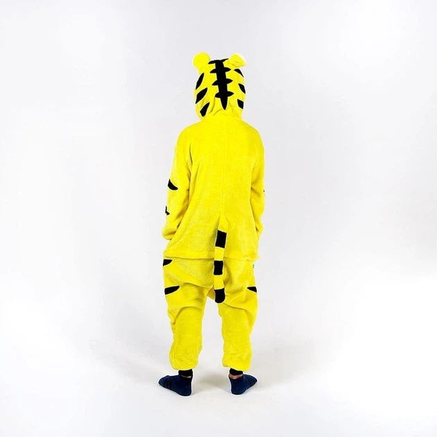 Пижама кигуруми для мальчика Jamboo Желтый тигр 115 (125-135 см) - Фото 3 Пижама кигуруми для мальчика Jamboo Желтый тигр 115 (125-135 см) - изображение 3