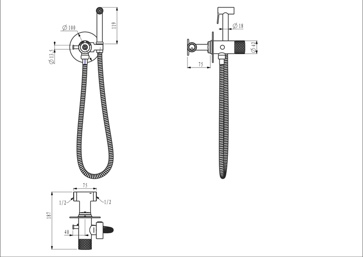 Смеситель для душа Gappo G7288 – фото, отзывы, характеристики в ...