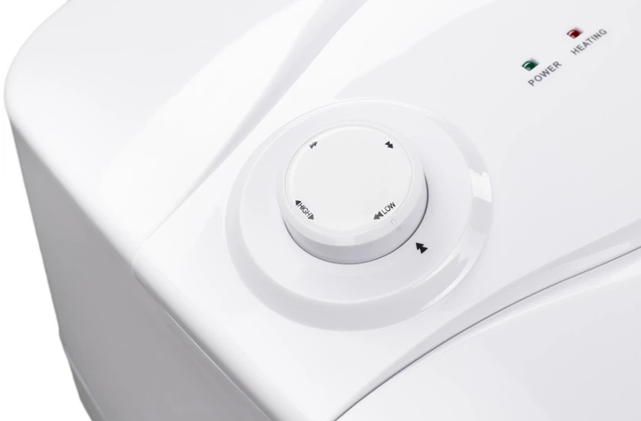Водонагреватель WILLER Optima Mini, 2,0 кВт, "мокрый" ТЭН, 25 л, вертикальный, квадратный, под мойкой, белый (PU25R) - изображение 9