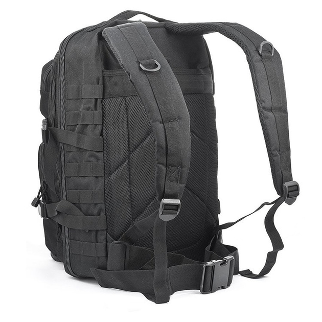 Похідний рюкзак з USB Спартак Molle Assault 36L Black - зображення 2