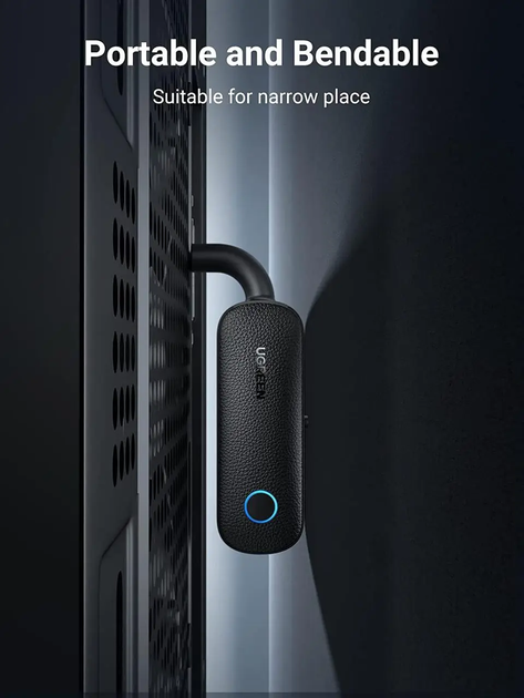 Передавач та приймач UGREEN Bluetooth 5.0 AUX 3.5 мм 2 в 1 автомобільний аудіоадаптер (CM403) - зображення 6