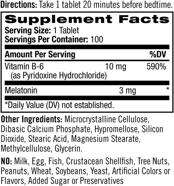 Natrol Melatonin 3mg 240 таблеток (4384304652) - зображення 4
