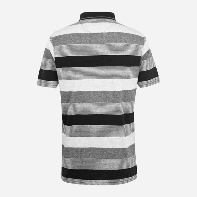 Поло Pierre Cardin Dye Jersey 54245874 S Черно-серое с белым - изображение 5