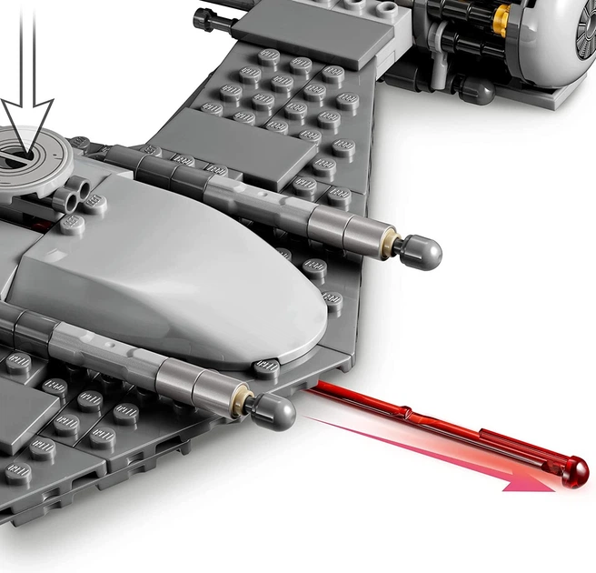 Конструктор Lego Star Wars Звёздный истребитель Мандалорца N-1 412 деталей (75325) - изображение 6