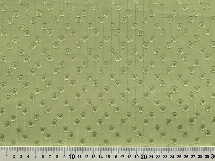 Ткань Шифон металлик точка 7 мм, светлый хаки, пог. м. (ш36, 1909077B, цв4) - Фото 3 Ткань Шифон металлик точка 7 мм, светлый хаки, пог. м. (ш36, 1909077B, цв4) - изображение 3