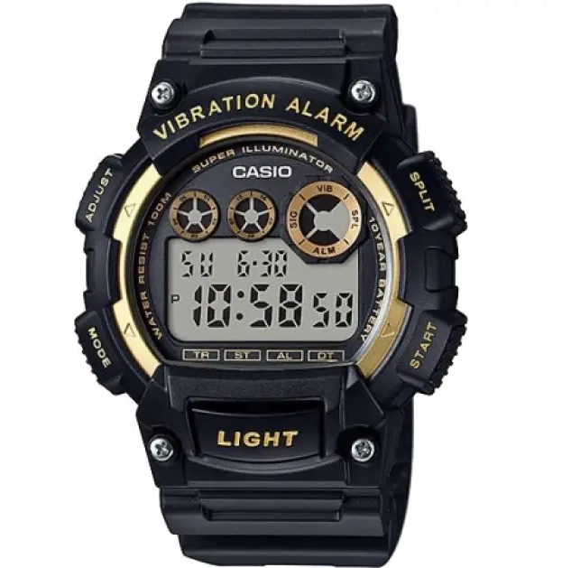 Наручний Годинник Casio W-735H-1A2 Super Illuminator з функцією вібро сигналу та підсвічуванням - зображення 5