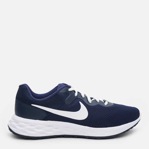 Акція на Чоловічі кросівки для бігу Nike Revolution 6 NN DC3728-401 41 (8US) 26 см Темно-сині від Rozetka