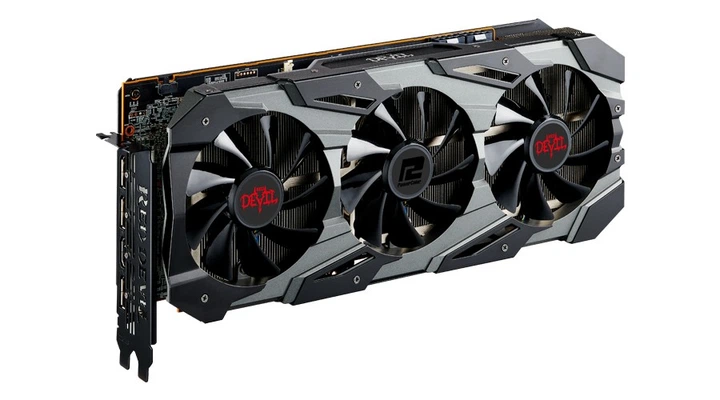 Відеокарта RX 5700 XT 8GB PowerColor Red Devil GDDR6 (256bit) (1905/14000) (HDMI, 3xDisplay Port) (AXRX 5700 XT 8GBD6-3DHE/OC) Refurbished - зображення 3