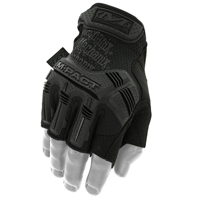 Рукавички тактичні військові безпалі Mechanix M-pact Fingerless Gloves Covert M чорний - зображення 1